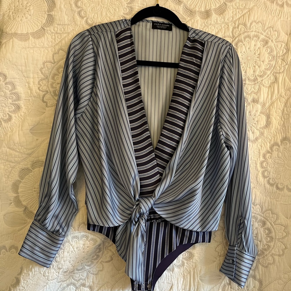 ZARA Bodysuit blouse
